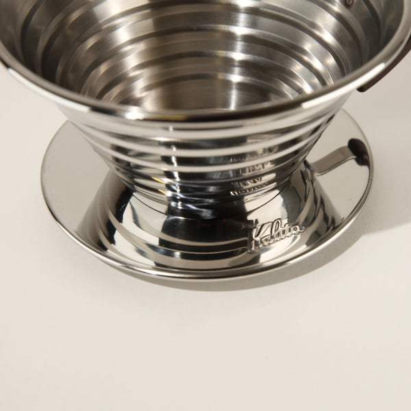 Kalita Wave 185 Stainless Steel Dripper (2-4 Cups)
