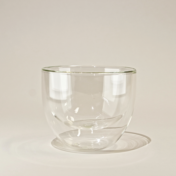 Camellia Sinensis - Double Wall Glass Matcha Bowl | Iris