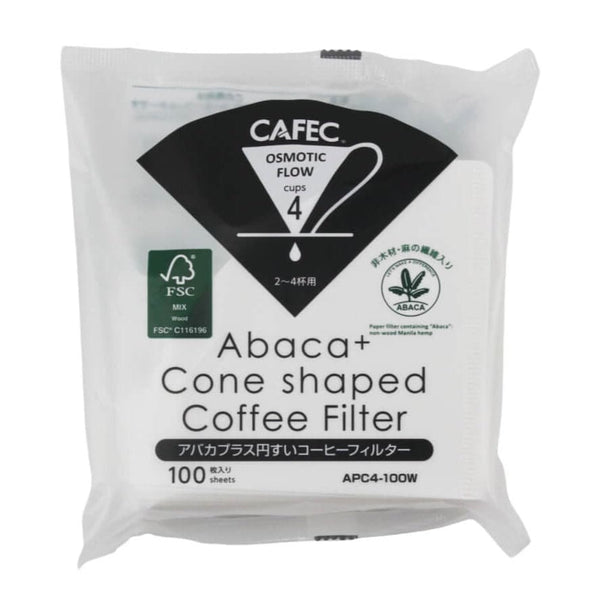 Cafec Abaca+ Paper Filter (100 pk)