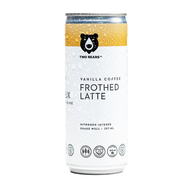 Two Bears - Frothed Vanilla Oat Latte (Cold Brew Cans)