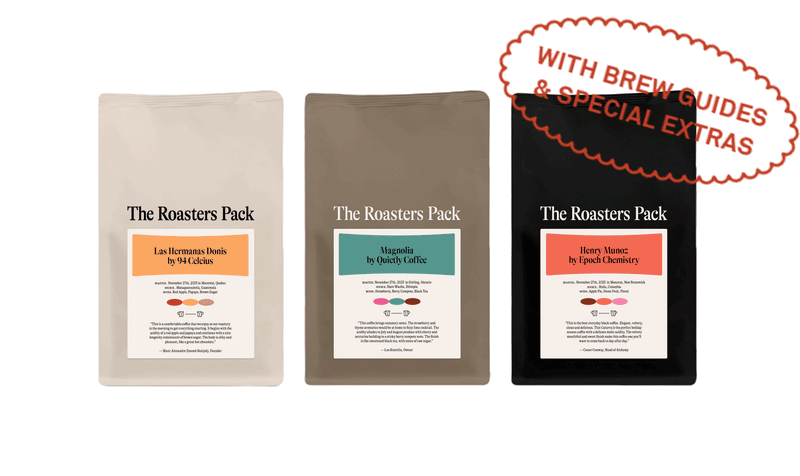 Want to try three new coffees every month?