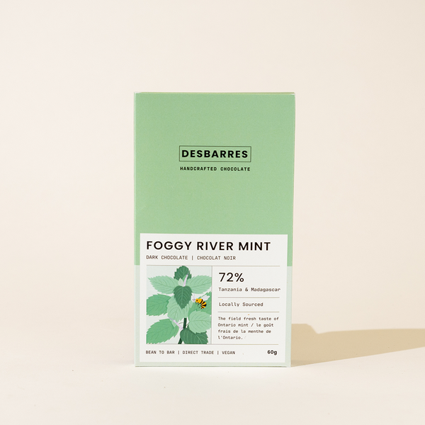 DesBarres - Dark Chocolate - Foggy River Mint 72%