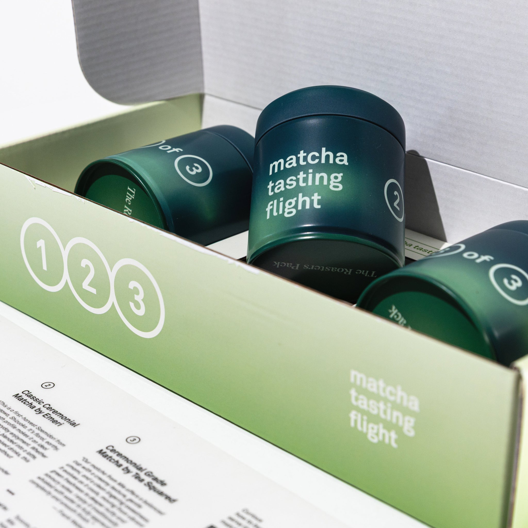 Matcha Tasting Flight by The Roasters Pack