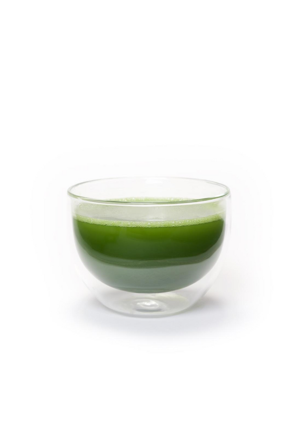 Camellia Sinensis  - Double Wall Glass Matcha Bowl | Iris