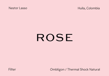 Rose Coffee - Colombia - El Diviso - Nestor Lasso - Ombligon - Thermal Shock Natural