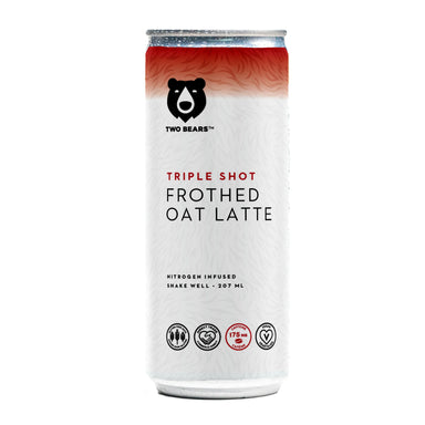 Two Bears - Triple Shot Oat Latte (Cold Brew Cans)