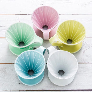 Cafec Flower Dripper Porcelain 2-4 Cup