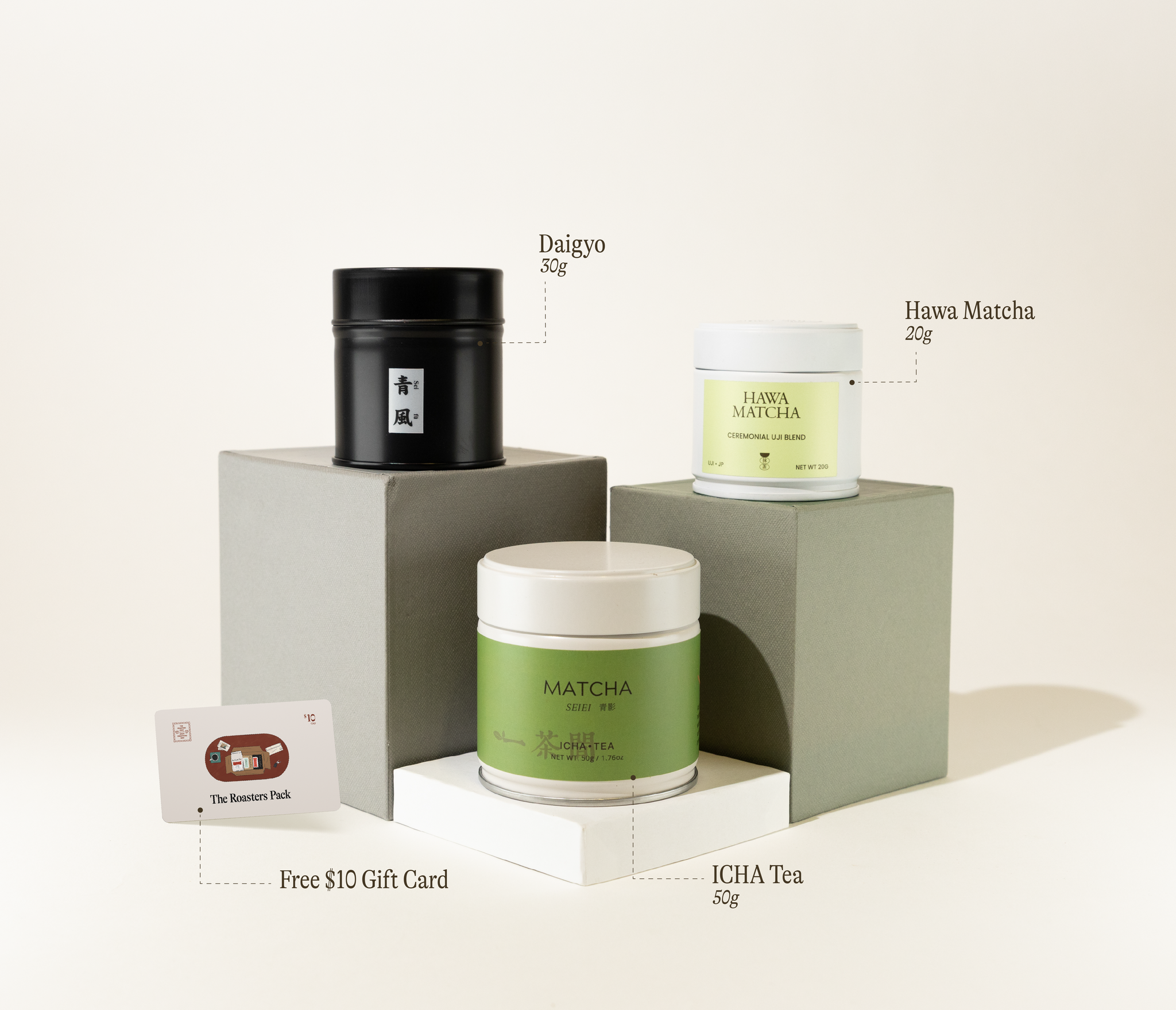 Matcha Tasting Flight – The Roasters Pack