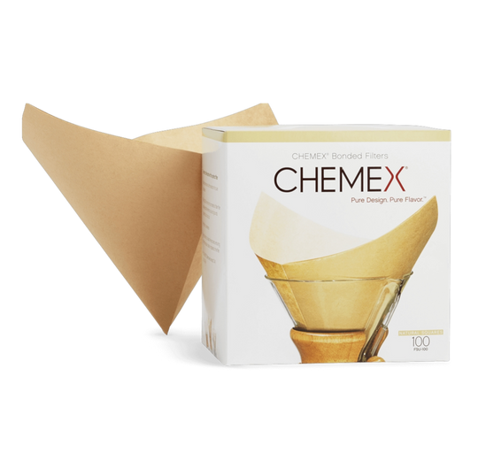 Chemex PreFolded Square Filters (100 Filters) - The Roasters Pack - Coffee Gear